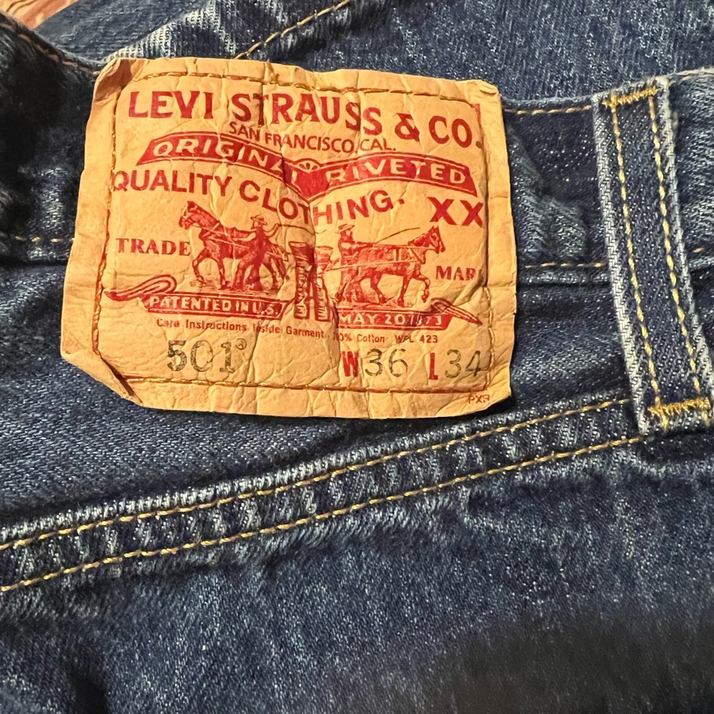Levi's Men’s 501 Button Fly Denim Jeans
